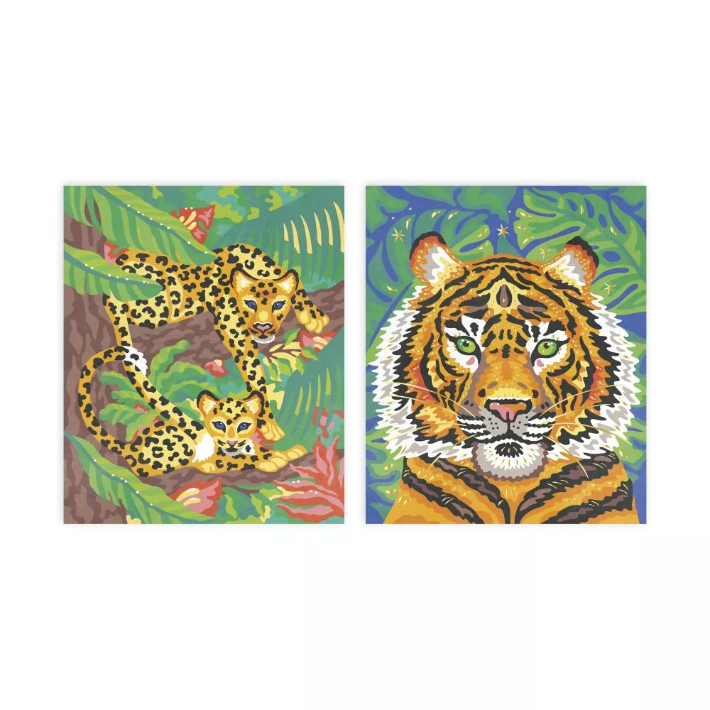 janod atelier sada maxi maľovanie podľa čísel Šelmy od 7 rokov