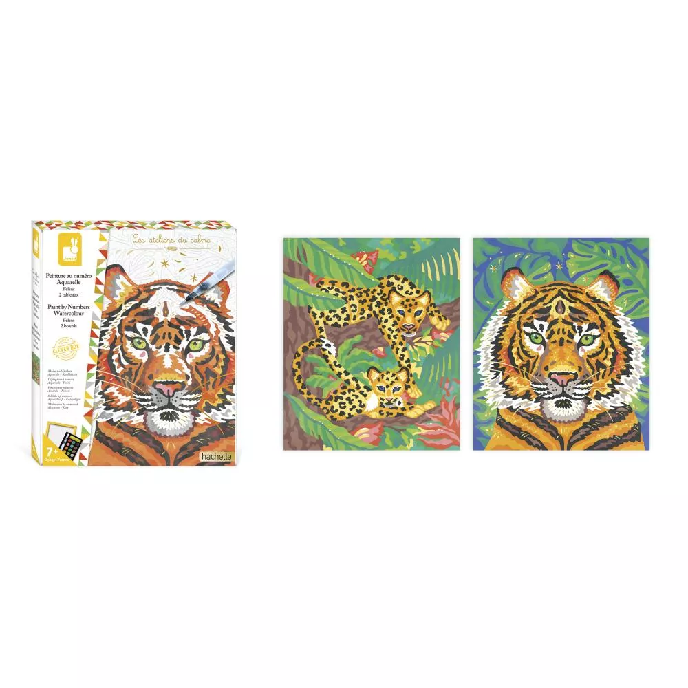 janod atelier sada maxi maľovanie podľa čísel Šelmy od 7 rokov