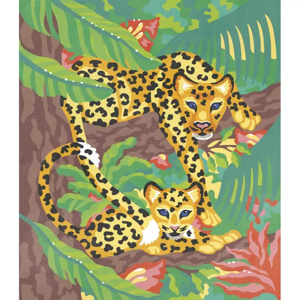 janod atelier sada maxi maľovanie podľa čísel Šelmy od 7 rokov