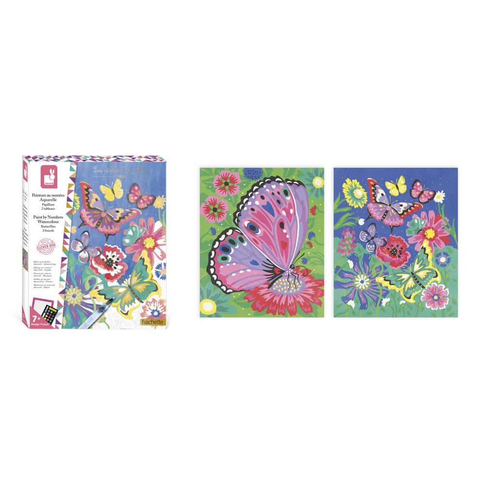 janod atelier sada maxi maľovanie motýľ od 7 rokov