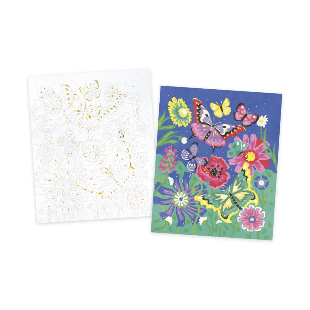 janod atelier sada maxi maľovanie motýľ od 7 rokov