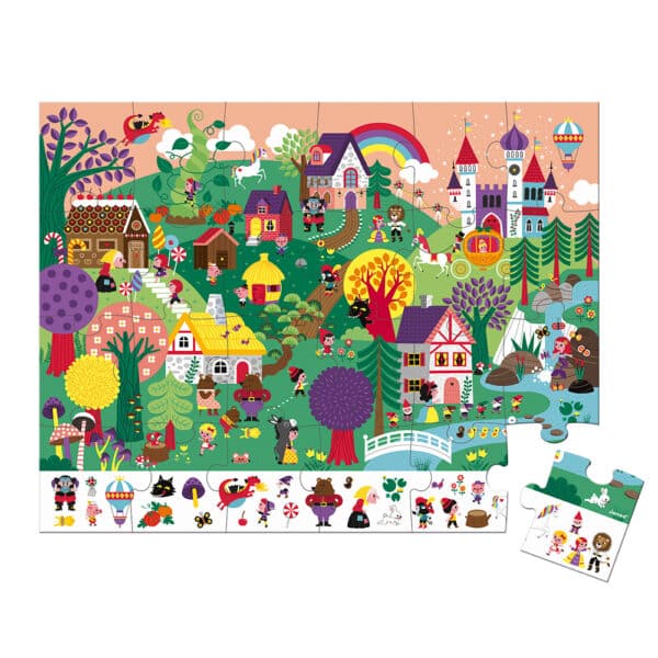 janod puzzle rozpravkove bytosti