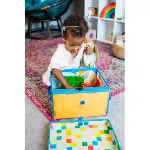 Úložný box a podložka magna tiles