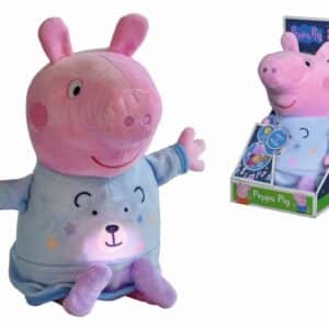 peppa pig 2v1 plyšový zaspávač hrajúci + svetlo